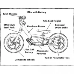 Stacyc STACYC - Balance Bike - 12E Drive - 3-5yr -Bicycle Equipment Store stacyc balance bike 12e drive 3 5yr p24064 255802 medium