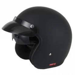 V-Can V-Can (2023) Helmet - V537 W/Peak & Sun Visor Plain (Matt Black)
